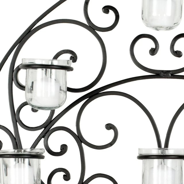 Modern Wilson Light Wall Décor in Black Powder Coated For Sale - Image 3 of 4