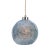 Blue Aqua Stone Glass Is The Focus Of This 1 Lt. Pendant With Beige Fabric Cord And A Brushed Nickel Metal Finish. This...