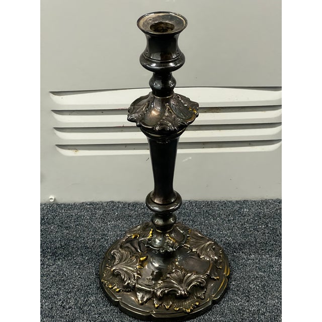 Victorian Vintage Victorian Pair of Candelabra For Sale - Image 3 of 11