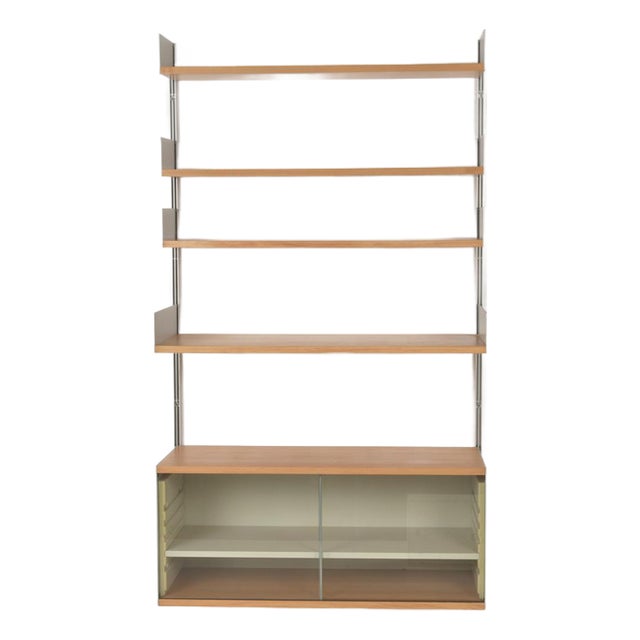 Shelving System in Beech by Dieter Rams for Vitsoe, 1960s For Sale
