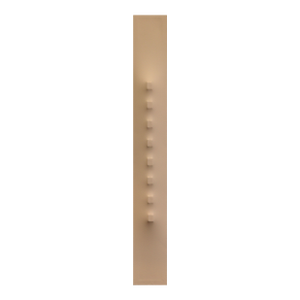 Light Bbgp15-16 - Multi-Dimensional Minimalist Beige Abstract Sculptural Artwork by Len Klikunas