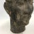 1940s Vintage Clay Chinese Art Warrior Bust Head Art For Sale - Image 5 of 11