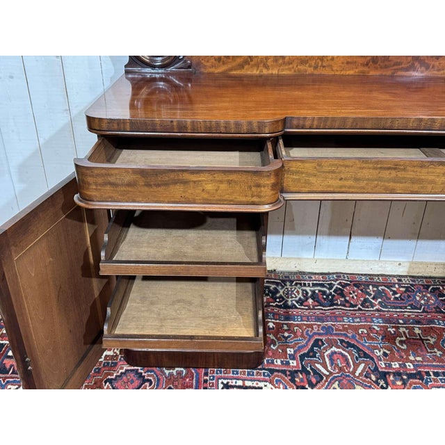 19th Century Victorian Mahogany Serving Cart For Sale - Image 11 of 18