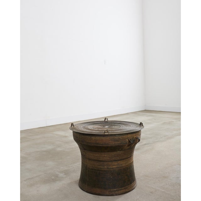 Southeast Asian Bronze Rain Drum or Drinks Table For Sale - Image 12 of 12