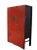 Chinoiserie Red Antique Chinese Wedding Cabinet – 77 Inches Tall For Sale - Image 3 of 13