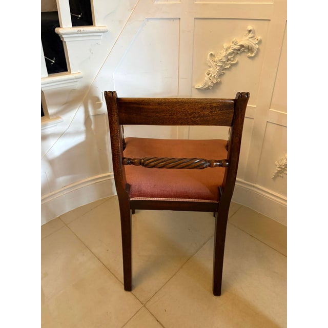Wood Antique Regency Mahogany Desk Armchair, 1820 For Sale - Image 7 of 11