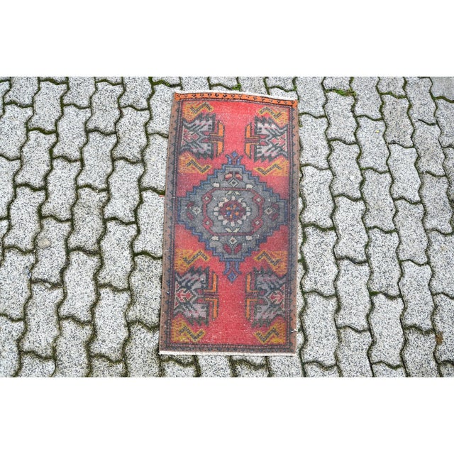 1960s Vintage Bohemian Area Rug For Sale - Image 6 of 6