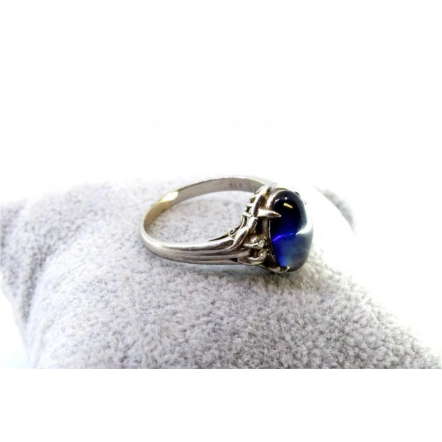 White Gold Ring with Brilliant-Cut Diamonds For Sale - Image 4 of 8