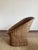 Sculptural French Barrel Wicker Chair in Woven Rattan and Willow, 1960s For Sale - Image 6 of 13