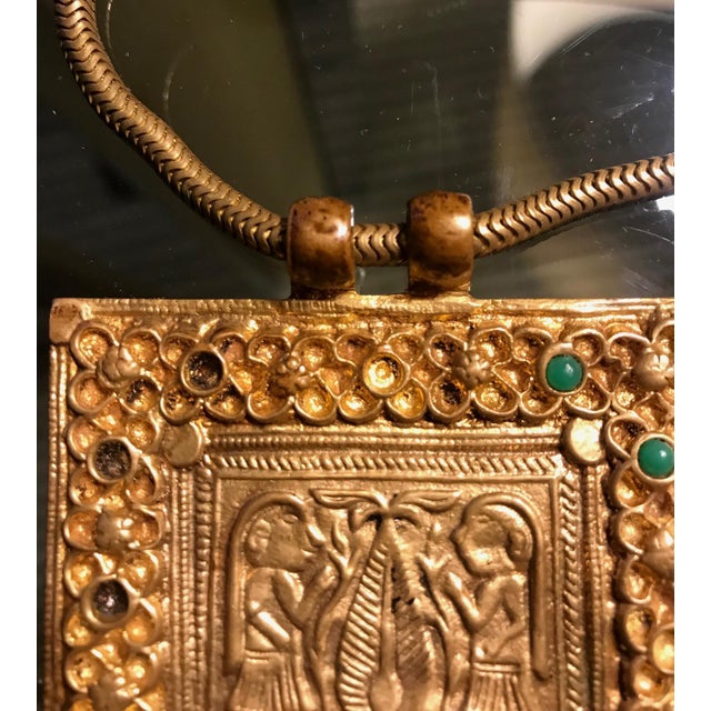 Early Gilt Bronze Necklace by Line Vautrin For Sale - Image 9 of 11