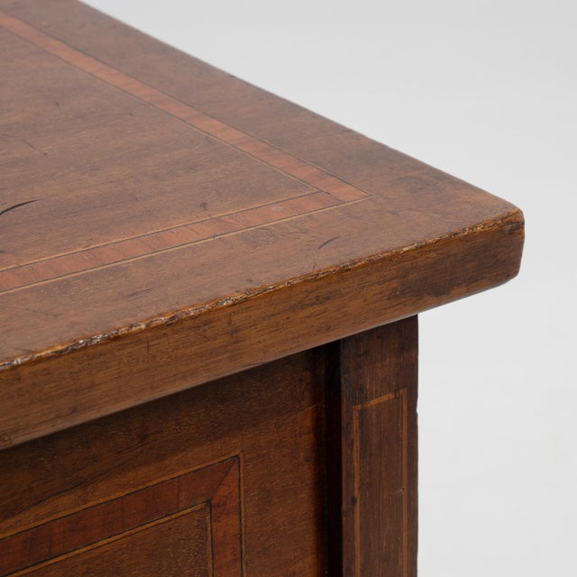 French 19th Century France Brown Wood Trunks & Blanket Chests For Sale - Image 3 of 11