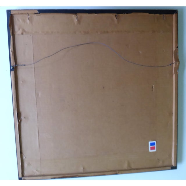 Latin American Art Op Art Serigraph Titled “Saphan Ii,” 1968 by Omar Rayo Reyes Colombia For Sale - Image 10 of 10