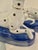 Vintage Staffordshire Style Dalmatian Dog Ceramic Bookends on Cobalt Blue Bases – A Pair For Sale In New Orleans - Image 6 of 9