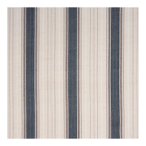 Schumacher Idris Stripe Fabric In Indigo