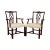 Kindel Chippendale Style Mahogany Armchairs - a Pair For Sale