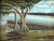 Vintage Original Lakeside Oil on Canvas For Sale In West Palm - Image 6 of 12