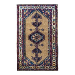 Antique Bidjar Rug 4'6'' X 7'3'' For Sale