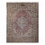 19th Century Kerman Lavar Rug, Hand-Knotted Wool, Floral Pattern, Red & Ivory, 8x11 For Sale