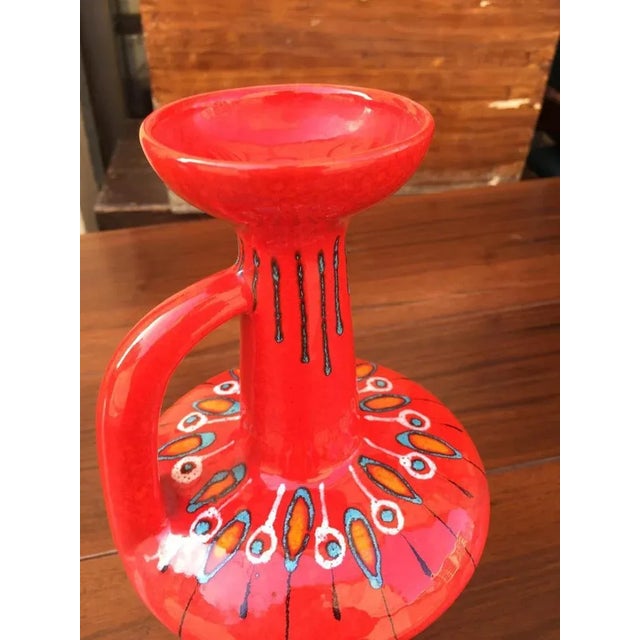 Large Modernist Ceramic Jug from Bertoncello, Italy, 1980s For Sale - Image 9 of 10