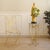 Round Side Table with Glass and Metal Frame For Sale - Image 10 of 10