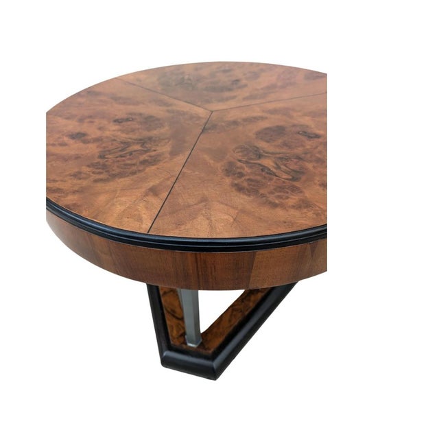 For your consideration is this rare and highly stylised Art Deco circular modernist occasional table dating to the 1930's...