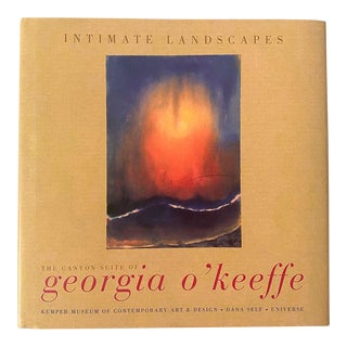 1997 Georgia O'Keeffe Art Book, "Intimate Landscapes: The Canyon Suite of Georgia O'Keeffe" by Dana Self For Sale