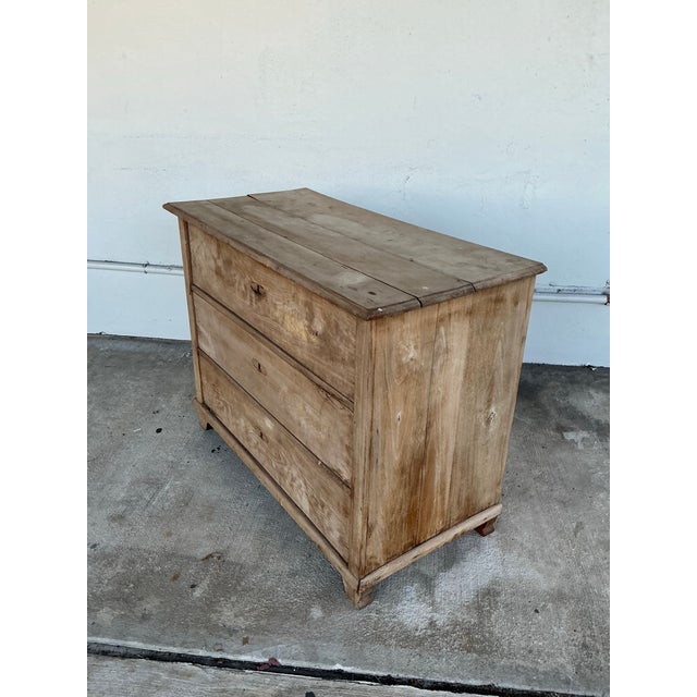 Vintage Bleached Biedermeier Chest of Drawers For Sale - Image 9 of 12