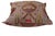 Textile Boho Chic Turkish Tulip Chenille Gray Red Decorative Throw Pillow - a Pair For Sale - Image 7 of 7