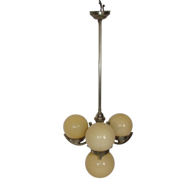 Art Deco Chandelier, 1920s For Sale