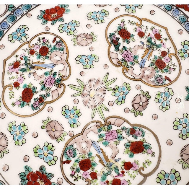 Vintage 11" Hand-Painted "Gold Imari" Japanese Porcelain Charger Plate Infuse your home with the vibrant artistry of Arita...