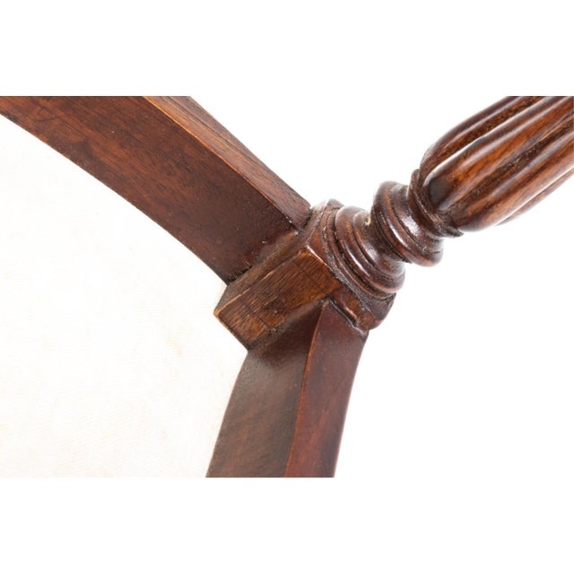 Antique Salesman Sample Victorian Upholstered Ballon-Back Side Chair For Sale - Image 13 of 13