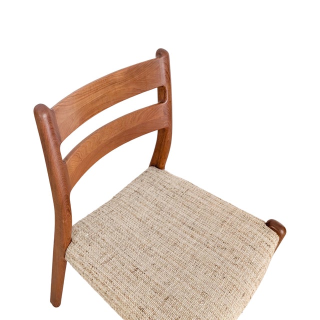 Wood Mid-Century Danish Teak Chairs from EMC Mobler, Set of 4 For Sale - Image 7 of 10