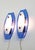 A pair of vintage Italian wall lamps (sconces) from the 1970s, crafted from acrylic glass and Perspex. These are iconic...