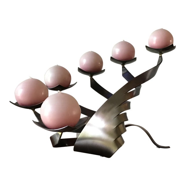 Vintage Ferart Six Tier Candle Holder For Sale