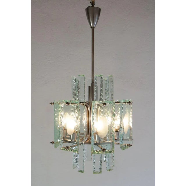 1960s Italian Crystal Chandelier by Zero Quattro, 1960s For Sale - Image 5 of 18