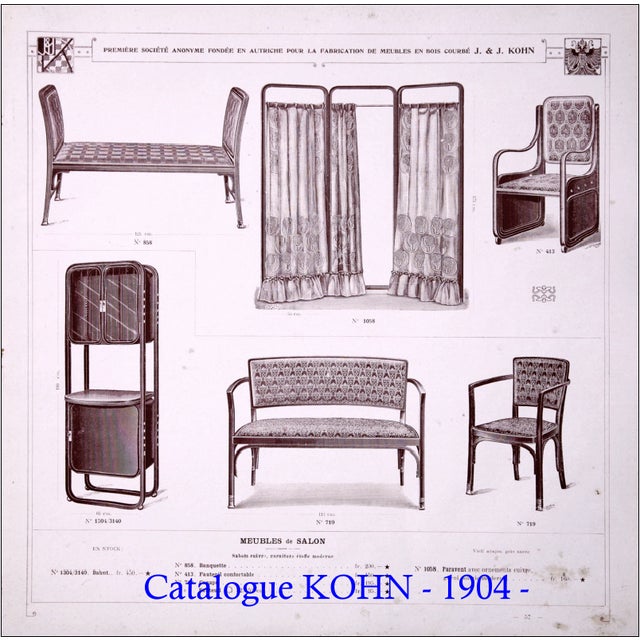 N°719 Armchair by Kolomann Moser and Tissus Backhausen, 1905 For Sale - Image 12 of 14
