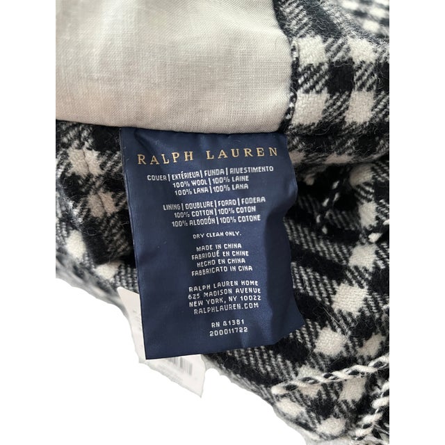 Ralph Lauren Home Plaid Throw Pillow For Sale - Image 9 of 10