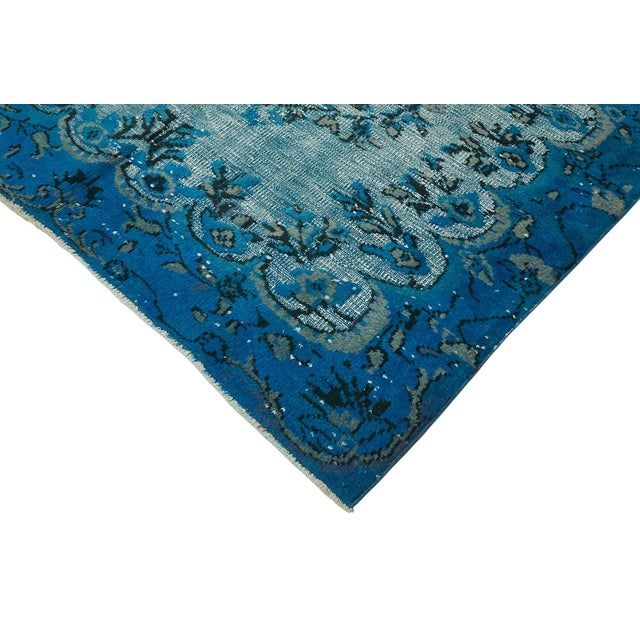 Vintage Turkish Hand Carved Rug For Sale - Image 4 of 7