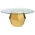 Not Yet Made - Made To Order Rock Gold Leaf Dining Table by Insidherland For Sale - Image 5 of 5