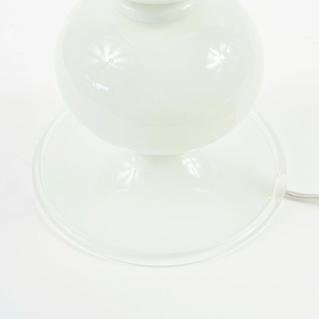 Metal Mid-Century Modern Murano Glass Table Lamp from Barovier & Toso, 1950s For Sale - Image 7 of 11