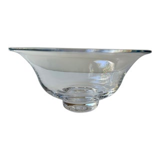 Simon Pearce Shelburne Footed Bowl For Sale
