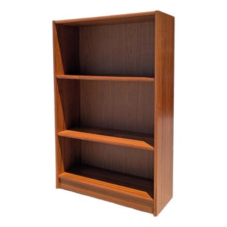 Petite Vintage Teak Bookcase, Danish Modern, 1970s For Sale
