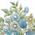 Metal Pair of Painted Tole Wall-Mounted Urns With Flowers For Sale - Image 7 of 17