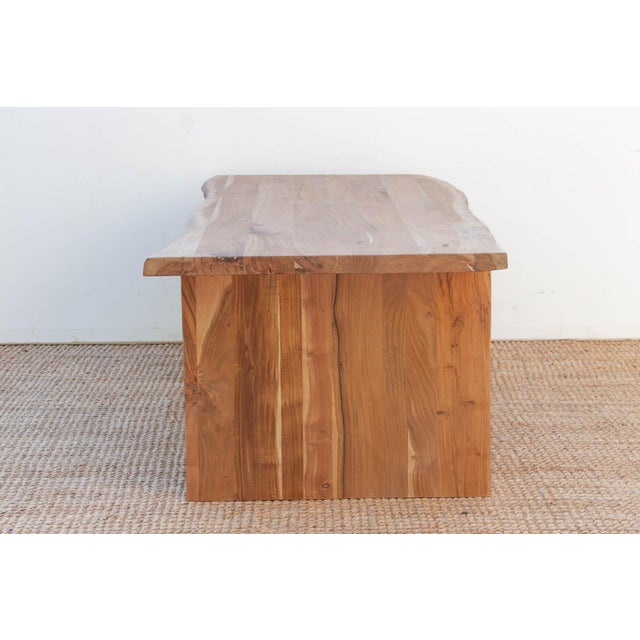 Monolith Natural 72" Live Edge Dining Table For Sale In Los Angeles - Image 6 of 10