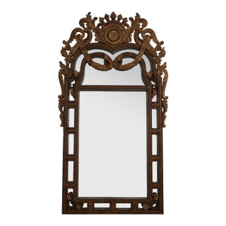Labarge Gold Gilt Ornate Carved Frame Wall Mirror For Sale