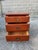 Wood Pair of Vintage Georgian Style Cherry Wood 3 Drawer Nightstands or Bedside Tables For Sale - Image 7 of 14