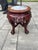 Stunning rosewood plant stand with inset marble top. Features beautiful pierced dragon carvings on the apron and elegant...