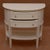 Stunning hand crafted and hand painted Ivory with Gold Italian Style Chest, comes with 2 drawers and lower shelf, with...