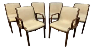 Mid 20th Century Bill Stephens for Knoll International Bentwood Dining Chairs