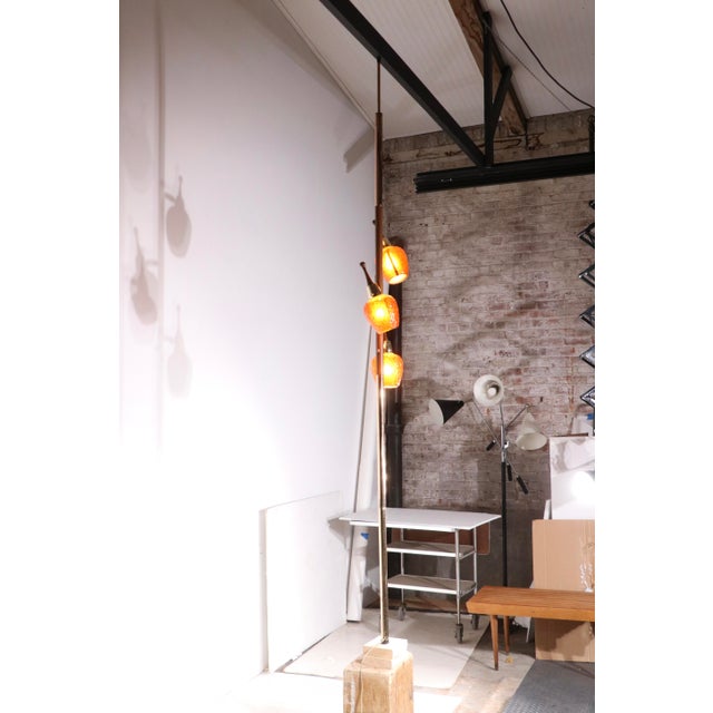 Mid Century Tension Pole Floor Lamp For Sale - Image 15 of 15
